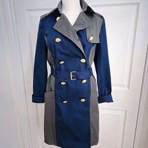 Tommy Hilfiger Color block Trench Coat - 0 (S)